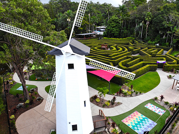 Amaze World’s windmill revived in latest stage of transformation