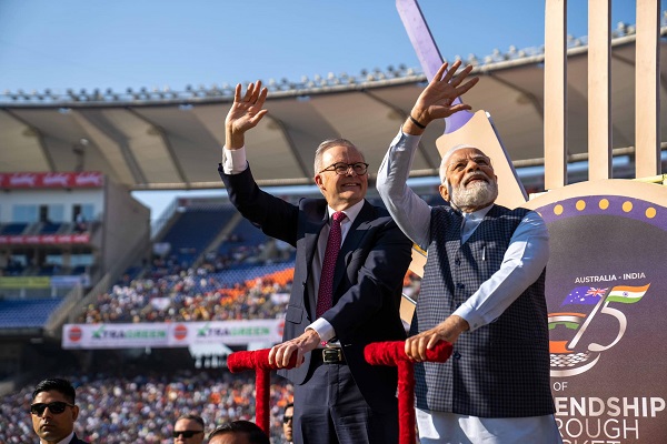 World record cricket crowd fails to materialise at India’s Narendra Modi Stadium