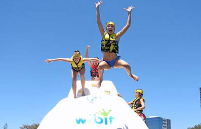 Australia’s first open water inflatable adventure playground opens on the Gold Coast