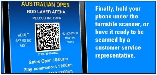 Customers Go Paperless With Mobile Tickets