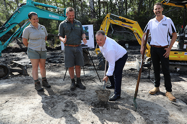 Australian Reptile Park completes ground breaking of its new venom milking facility