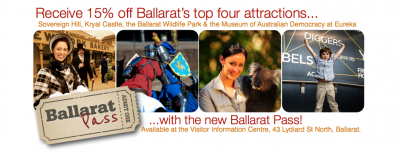 Ballarat Pass unites gold city attractions