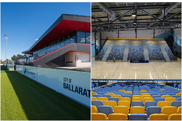 Enhanced sporting facilities in Ballarat continue to attract major sporting events