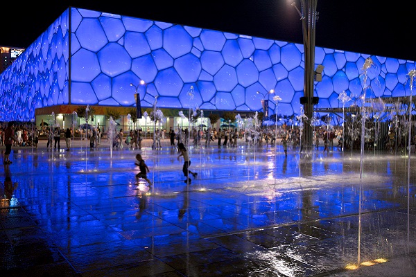 Repurposed Beijing Water Cube becomes first venue completed for 2022 Winter Olympics