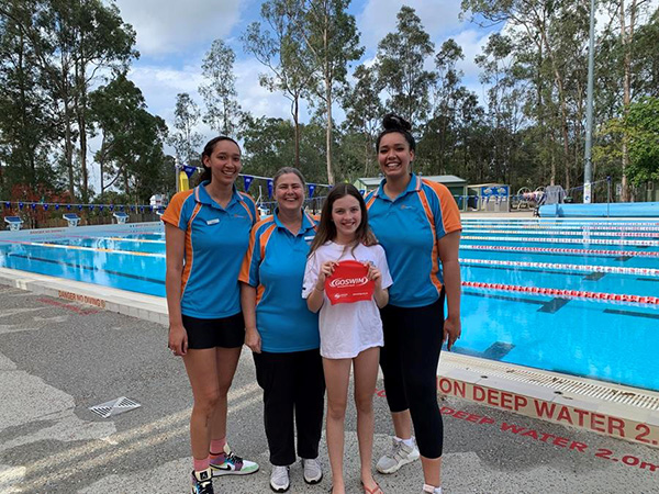 Young Lawnton swimmer wins training session with Olympian Emily Seebohm
