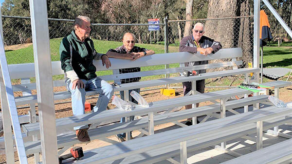 Seating and shade shelters installed for Benalla Skate Park