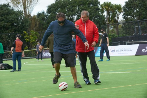 Blind Football launch first to use inflatable technology