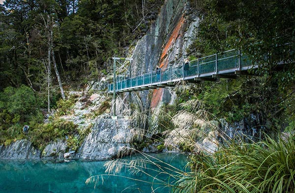 New visitor experience at Makarora River’s Blue Pools