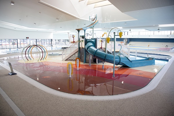New Brimbank Aquatic and Wellness Centre features Life Floor’s wildlife inlays in its splash park