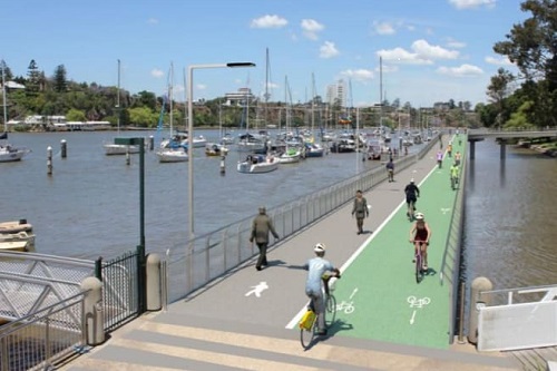 Plans lodged for new Brisbane Riverwalk