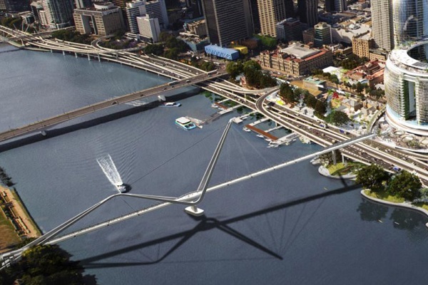 Design of Brisbane’s latest pedestrian bridge revealed