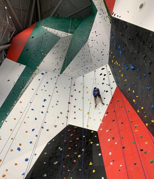 World’s tallest indoor climbing wall opens in Abu Dhabi