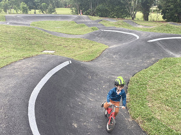 New pump track in Babinda caters for both beginners and more experienced riders