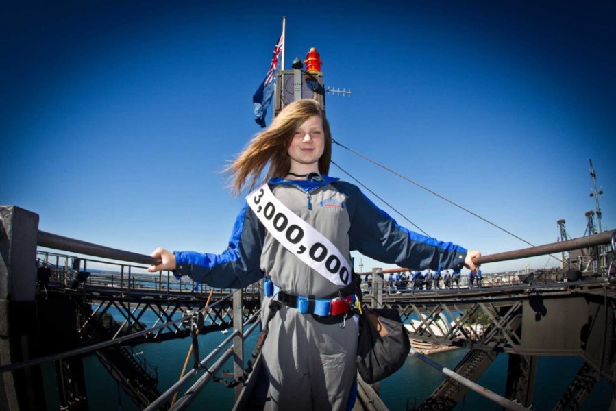 BridgeClimb celebrates three million climbers