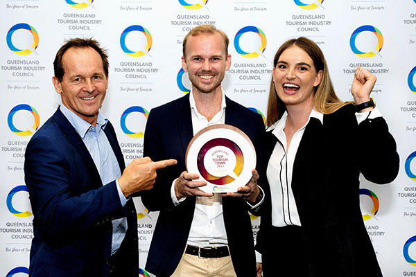 QTIC names Caloundra as Queensland’s Top Tourism Town and Joel McPherson as winner of Top Tour Guide