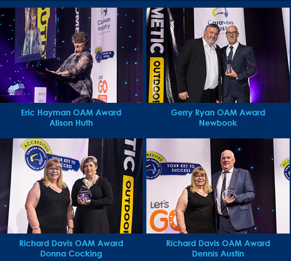 Caravan Industry awards recognise ongoing commitment of individuals and organisations