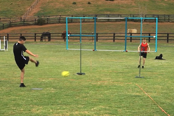 Innovative goal post apparatus looks to boost engagement and skills among young rugby players
