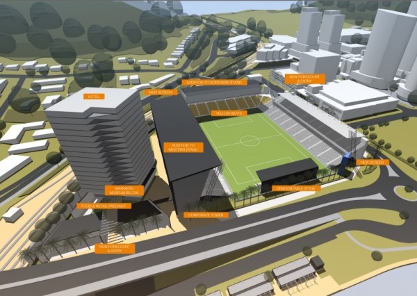 Mariners reveal bold development plans for Central Coast Stadium