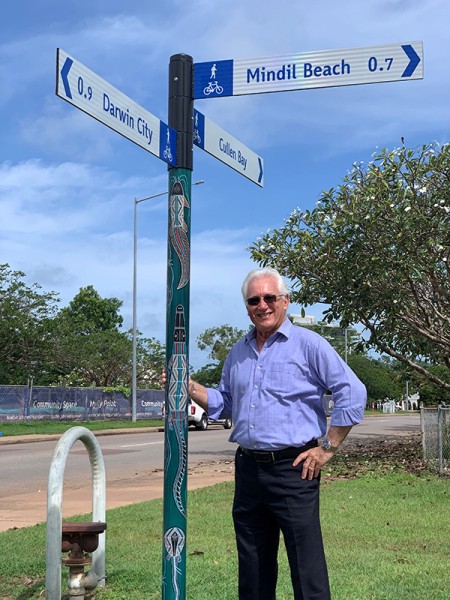 Darwin improves bike network signage for fitness, recreation and tourism