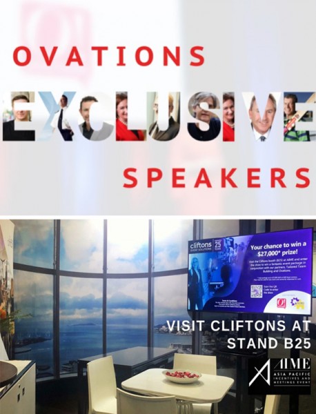 Cliftons Event Solutions and Ovations partner to streamline booking speaker services and event management