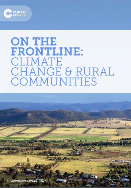 Report suggests climate change will worsen disadvantage in rural and regional communities