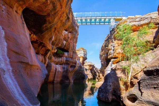 Australia’s first glass bridge proves a popular attraction for outback Queensland