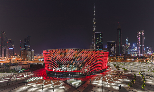 Dubai’s Coca-Cola Arena secures Audiovisual Fan Experience Award