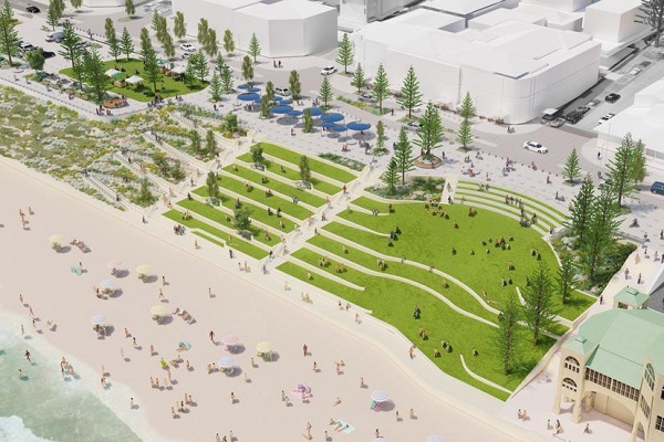 Council moves forward with plan to revitalise Perth’s Cottesloe Beach