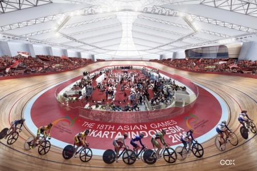 Cox Architecture designs new 3,000 capacity Jakarta velodrome