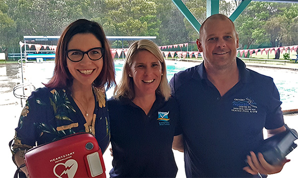 Lifesaving defibrillators delivered to Macleay aquatic centres