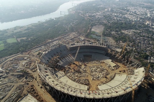 Development advances on world’s largest cricket stadium