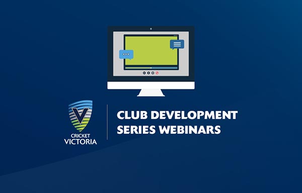 Cricket Victoria launches training series for volunteers