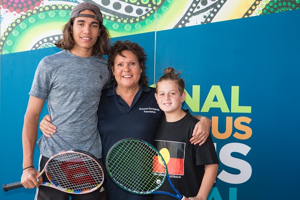 Evonne Goolagong Cawley launches National Indigenous Tennis Carnival in Darwin