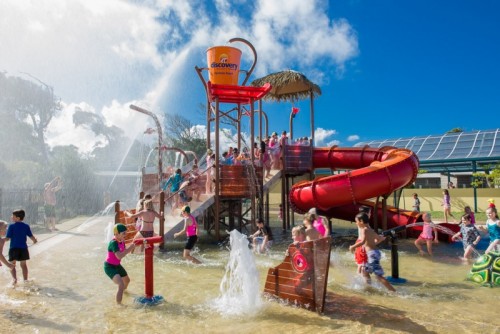 Poolplay opens at Discovery Holiday Park, Pambula Beach