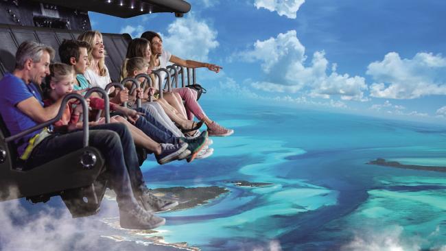 Dreamworld unveils plans for new flying theatre attraction