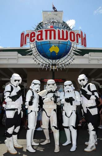 Dreamworld hosts annual Star Wars Stormtroopers weekend