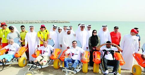 Dubai unveils floating wheelchairs for beachgoers with special needs