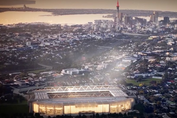 Concepts revealed for redevelopment of Auckland’s Eden Park into roofed sport and entertainment arena