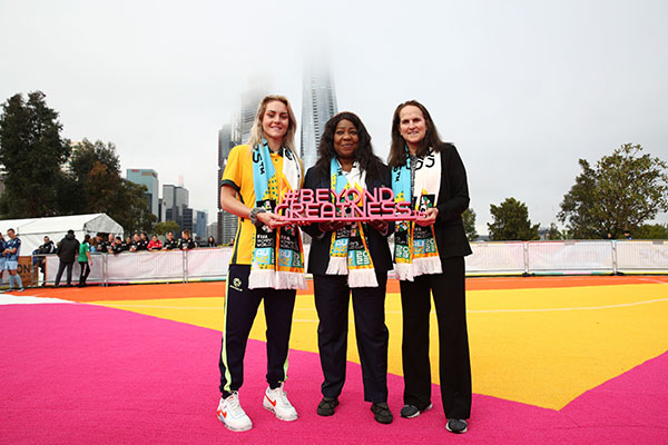 FIFA UNITY Pitch launched to mark one year to FIFA Women’s World Cup kick off