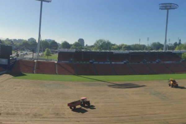 FMG Stadium Waikato turf replacement project underway