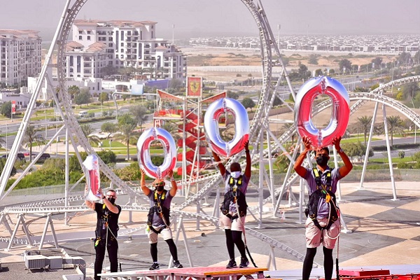 Ferrari World Abu Dhabi marks 1,000 experiences milestone for Roof Walk and Zip Line