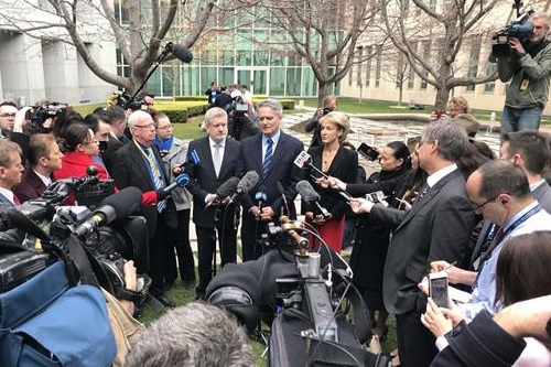 Liberal Party leadership battle sees resignation of Federal Communications Minister Mitch Fifield