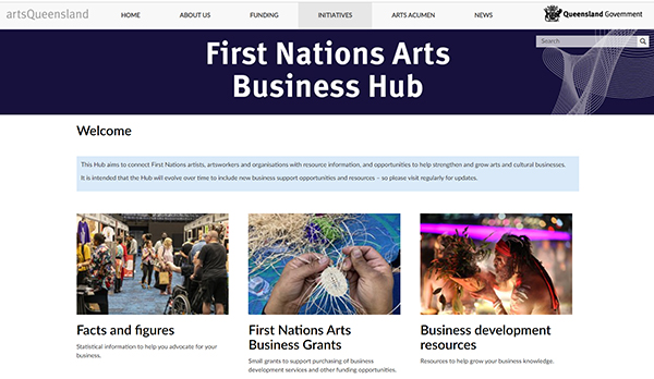 Queensland Government launches First Nations Arts Business Hub