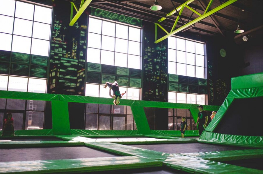 Newly opened NSW trampoline park damaged by fire