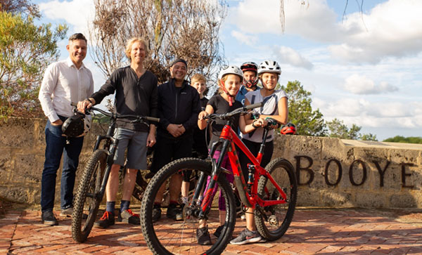 Lotterywest funding allows complete construction of mountain bike trails in Fremantle’s Booyeembara Park 