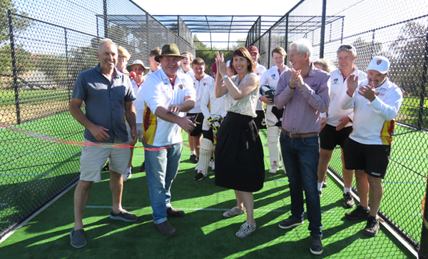 New cricket nets at Fremantle’s Hilton Park realigned in accordance with Cricket Australia safety guidelines