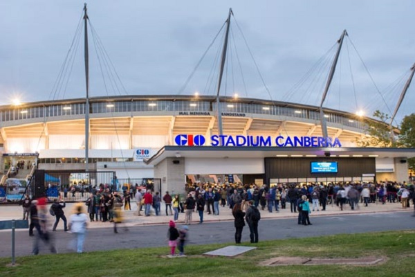GIO extends naming rights deal for Canberra Stadium