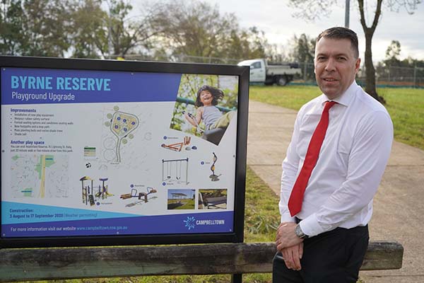 Construction starts on new playspaces in Campbelltown