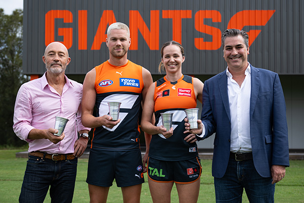 GIANTS partner with War on Single Use Plastic enterprise in AFL sustainability first
