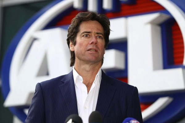 Gillon McLachlan to stay on as AFL Chief Executive until April next year